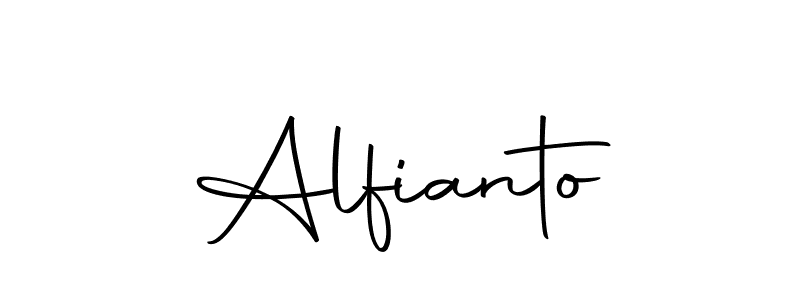 The best way (Autography-DOLnW) to make a short signature is to pick only two or three words in your name. The name Alfianto include a total of six letters. For converting this name. Alfianto signature style 10 images and pictures png