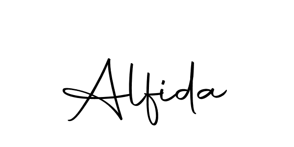 Alfida stylish signature style. Best Handwritten Sign (Autography-DOLnW) for my name. Handwritten Signature Collection Ideas for my name Alfida. Alfida signature style 10 images and pictures png