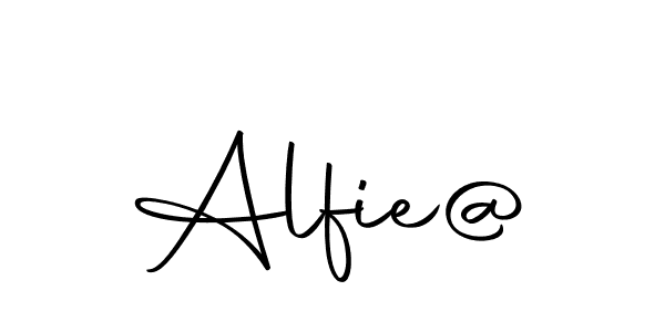 Make a beautiful signature design for name Alfie@. With this signature (Autography-DOLnW) style, you can create a handwritten signature for free. Alfie@ signature style 10 images and pictures png