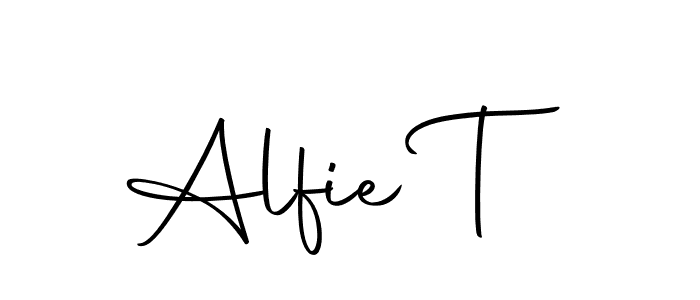 Make a short Alfie T signature style. Manage your documents anywhere anytime using Autography-DOLnW. Create and add eSignatures, submit forms, share and send files easily. Alfie T signature style 10 images and pictures png