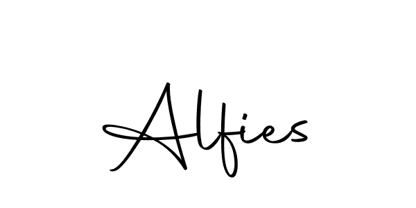 Make a beautiful signature design for name Alfies. Use this online signature maker to create a handwritten signature for free. Alfies signature style 10 images and pictures png