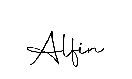 Create a beautiful signature design for name Alfin. With this signature (Autography-DOLnW) fonts, you can make a handwritten signature for free. Alfin signature style 10 images and pictures png