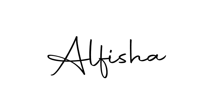You should practise on your own different ways (Autography-DOLnW) to write your name (Alfisha) in signature. don't let someone else do it for you. Alfisha signature style 10 images and pictures png