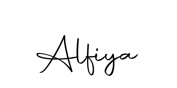 Make a beautiful signature design for name Alfiya. Use this online signature maker to create a handwritten signature for free. Alfiya signature style 10 images and pictures png