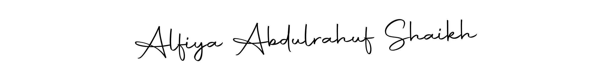 Also You can easily find your signature by using the search form. We will create Alfiya Abdulrahuf Shaikh name handwritten signature images for you free of cost using Autography-DOLnW sign style. Alfiya Abdulrahuf Shaikh signature style 10 images and pictures png