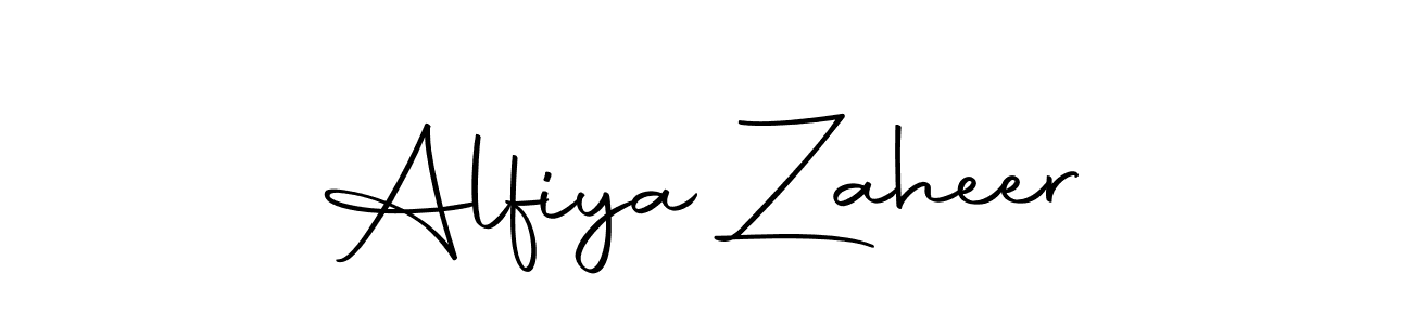 How to make Alfiya Zaheer signature? Autography-DOLnW is a professional autograph style. Create handwritten signature for Alfiya Zaheer name. Alfiya Zaheer signature style 10 images and pictures png