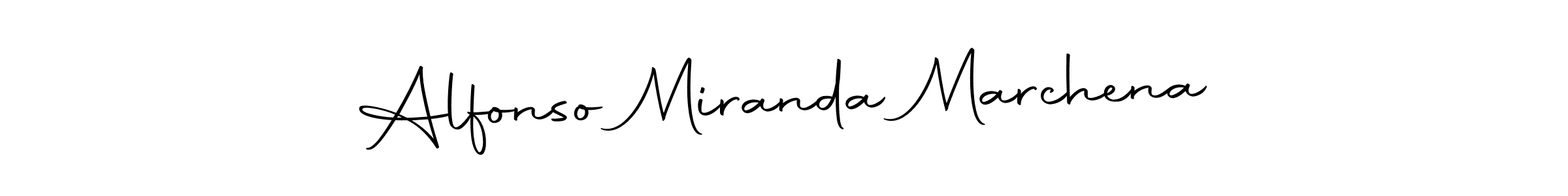 Create a beautiful signature design for name Alfonso Miranda Marchena. With this signature (Autography-DOLnW) fonts, you can make a handwritten signature for free. Alfonso Miranda Marchena signature style 10 images and pictures png