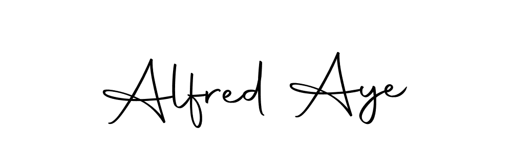 You can use this online signature creator to create a handwritten signature for the name Alfred Aye. This is the best online autograph maker. Alfred Aye signature style 10 images and pictures png
