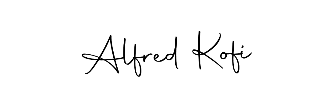 How to make Alfred Kofi name signature. Use Autography-DOLnW style for creating short signs online. This is the latest handwritten sign. Alfred Kofi signature style 10 images and pictures png