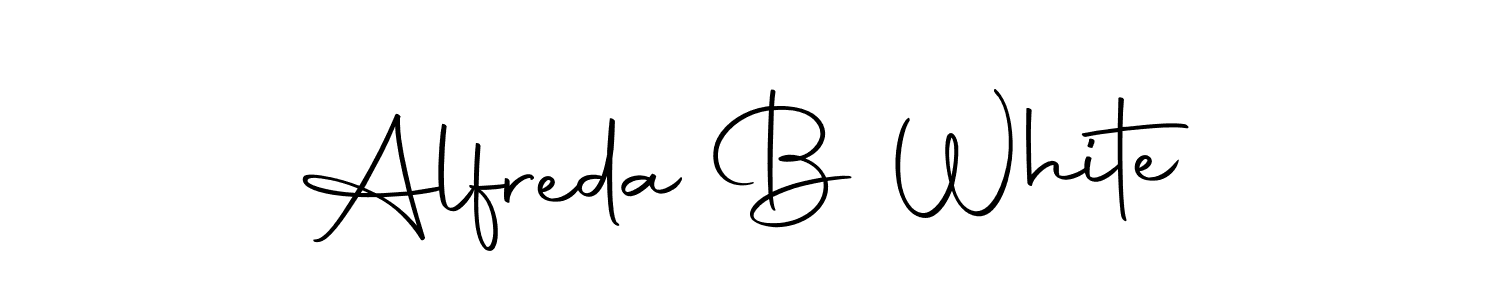 Once you've used our free online signature maker to create your best signature Autography-DOLnW style, it's time to enjoy all of the benefits that Alfreda B White name signing documents. Alfreda B White signature style 10 images and pictures png