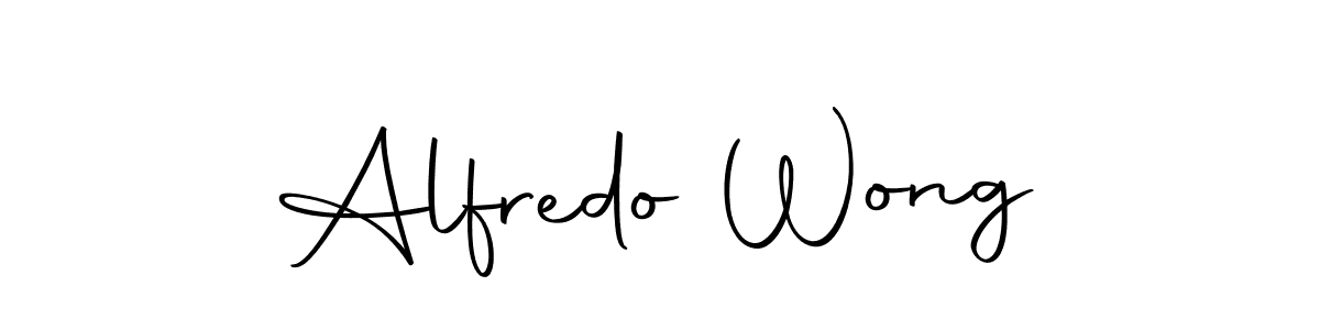 You should practise on your own different ways (Autography-DOLnW) to write your name (Alfredo Wong) in signature. don't let someone else do it for you. Alfredo Wong signature style 10 images and pictures png