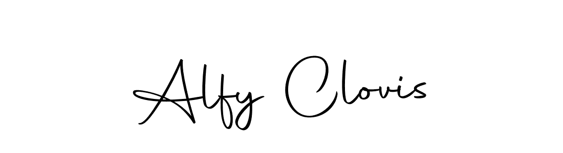 Alfy Clovis stylish signature style. Best Handwritten Sign (Autography-DOLnW) for my name. Handwritten Signature Collection Ideas for my name Alfy Clovis. Alfy Clovis signature style 10 images and pictures png