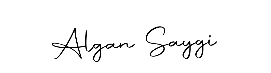 Make a beautiful signature design for name Algan Saygi. Use this online signature maker to create a handwritten signature for free. Algan Saygi signature style 10 images and pictures png