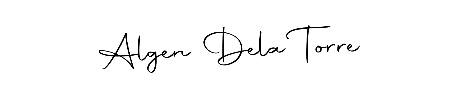 You can use this online signature creator to create a handwritten signature for the name Algen Dela Torre. This is the best online autograph maker. Algen Dela Torre signature style 10 images and pictures png