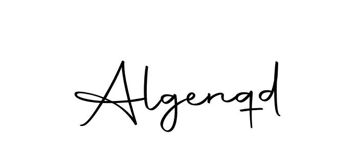 Create a beautiful signature design for name Algenqd. With this signature (Autography-DOLnW) fonts, you can make a handwritten signature for free. Algenqd signature style 10 images and pictures png