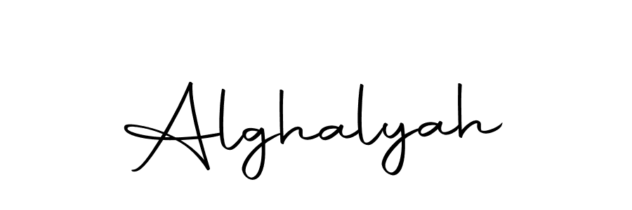 Make a beautiful signature design for name Alghalyah. Use this online signature maker to create a handwritten signature for free. Alghalyah signature style 10 images and pictures png