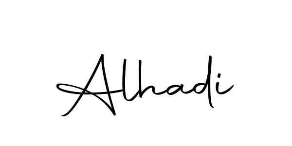 Alhadi stylish signature style. Best Handwritten Sign (Autography-DOLnW) for my name. Handwritten Signature Collection Ideas for my name Alhadi. Alhadi signature style 10 images and pictures png