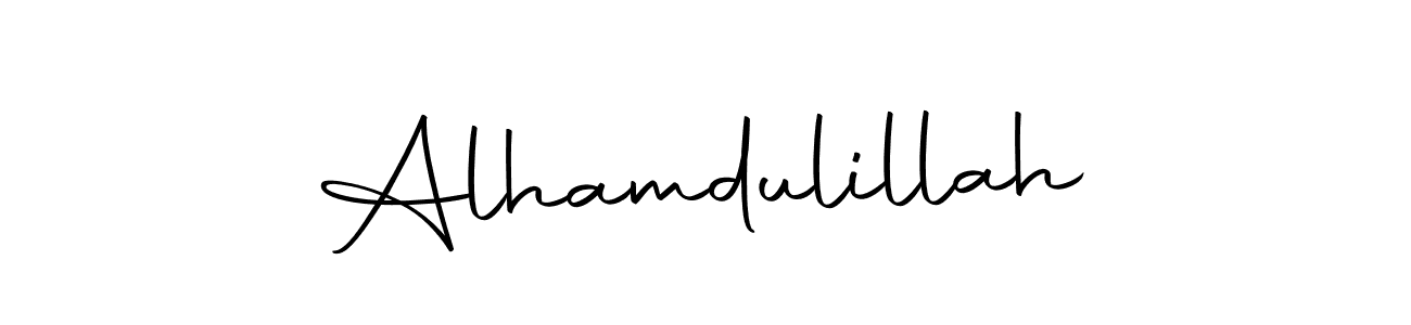 Use a signature maker to create a handwritten signature online. With this signature software, you can design (Autography-DOLnW) your own signature for name Alhamdulillah. Alhamdulillah signature style 10 images and pictures png