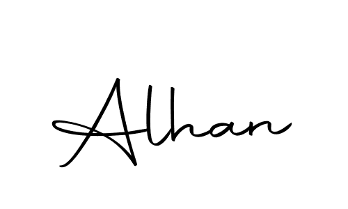 You should practise on your own different ways (Autography-DOLnW) to write your name (Alhan) in signature. don't let someone else do it for you. Alhan signature style 10 images and pictures png