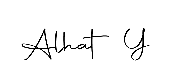 Make a beautiful signature design for name Alhat Y. Use this online signature maker to create a handwritten signature for free. Alhat Y signature style 10 images and pictures png