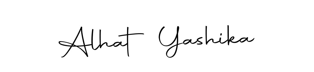 How to make Alhat Yashika signature? Autography-DOLnW is a professional autograph style. Create handwritten signature for Alhat Yashika name. Alhat Yashika signature style 10 images and pictures png