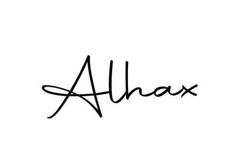 How to make Alhax name signature. Use Autography-DOLnW style for creating short signs online. This is the latest handwritten sign. Alhax signature style 10 images and pictures png