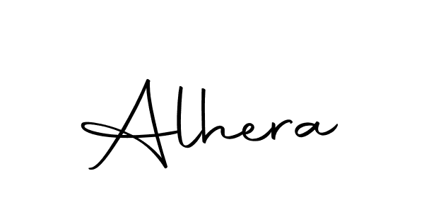 Create a beautiful signature design for name Alhera. With this signature (Autography-DOLnW) fonts, you can make a handwritten signature for free. Alhera signature style 10 images and pictures png