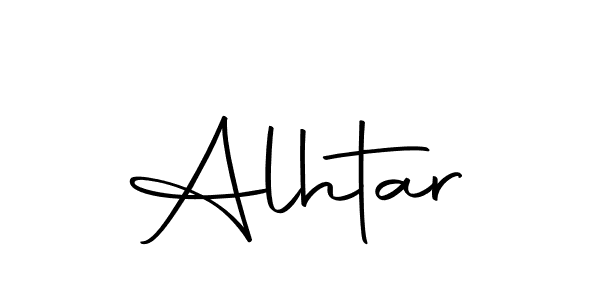 Use a signature maker to create a handwritten signature online. With this signature software, you can design (Autography-DOLnW) your own signature for name Alhtar. Alhtar signature style 10 images and pictures png