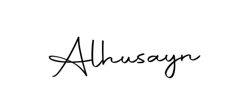 Use a signature maker to create a handwritten signature online. With this signature software, you can design (Autography-DOLnW) your own signature for name Alhusayn. Alhusayn signature style 10 images and pictures png