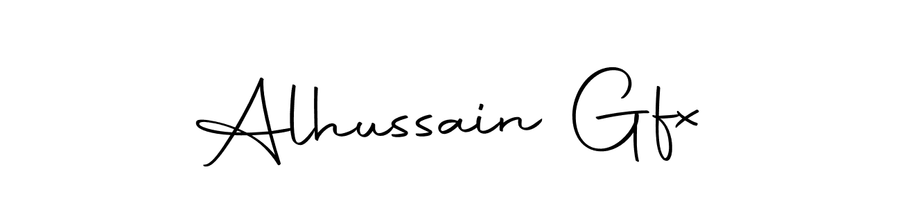 Create a beautiful signature design for name Alhussain Gfx. With this signature (Autography-DOLnW) fonts, you can make a handwritten signature for free. Alhussain Gfx signature style 10 images and pictures png