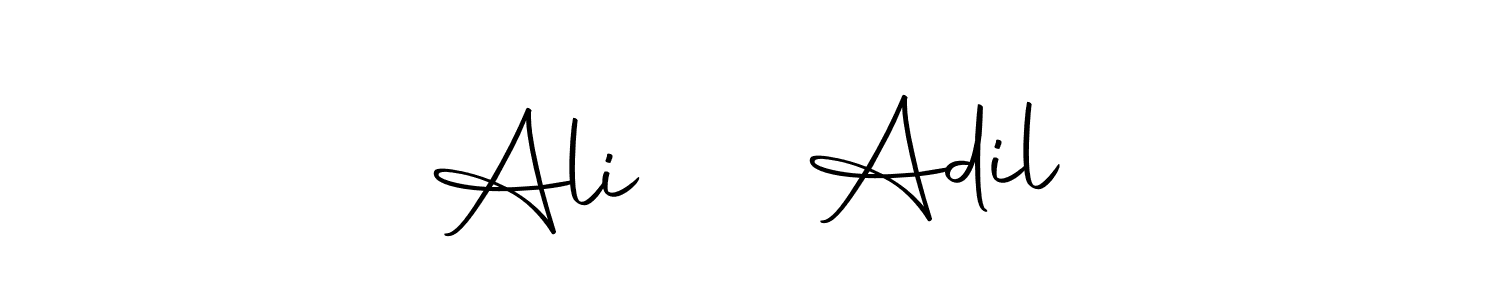 Similarly Autography-DOLnW is the best handwritten signature design. Signature creator online .You can use it as an online autograph creator for name Ali ❤️ Adil. Ali ❤️ Adil signature style 10 images and pictures png