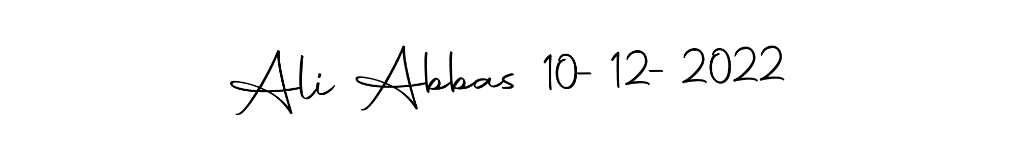 Make a beautiful signature design for name Ali Abbas 10-12-2022. Use this online signature maker to create a handwritten signature for free. Ali Abbas 10-12-2022 signature style 10 images and pictures png