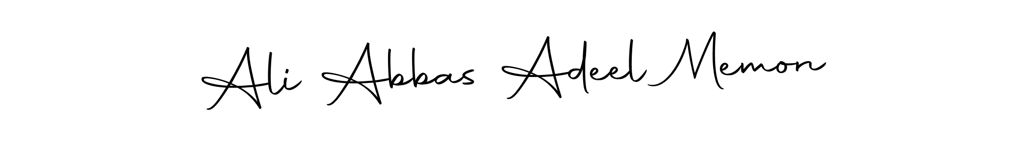 Make a beautiful signature design for name Ali Abbas Adeel Memon. Use this online signature maker to create a handwritten signature for free. Ali Abbas Adeel Memon signature style 10 images and pictures png