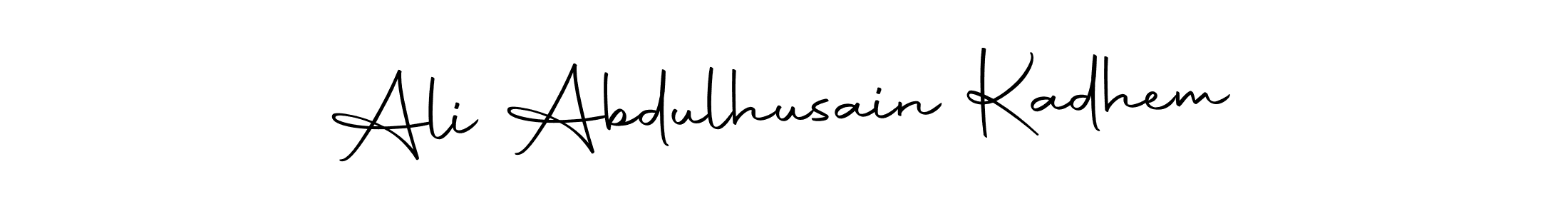 Make a beautiful signature design for name Ali Abdulhusain Kadhem. Use this online signature maker to create a handwritten signature for free. Ali Abdulhusain Kadhem signature style 10 images and pictures png