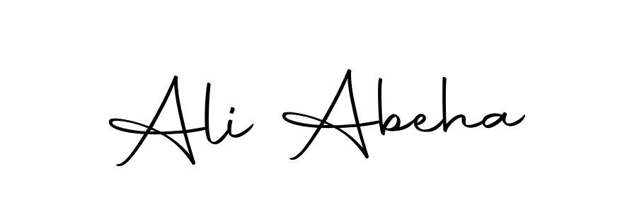 Use a signature maker to create a handwritten signature online. With this signature software, you can design (Autography-DOLnW) your own signature for name Ali Abeha. Ali Abeha signature style 10 images and pictures png