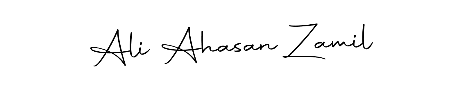 Make a beautiful signature design for name Ali Ahasan Zamil. Use this online signature maker to create a handwritten signature for free. Ali Ahasan Zamil signature style 10 images and pictures png