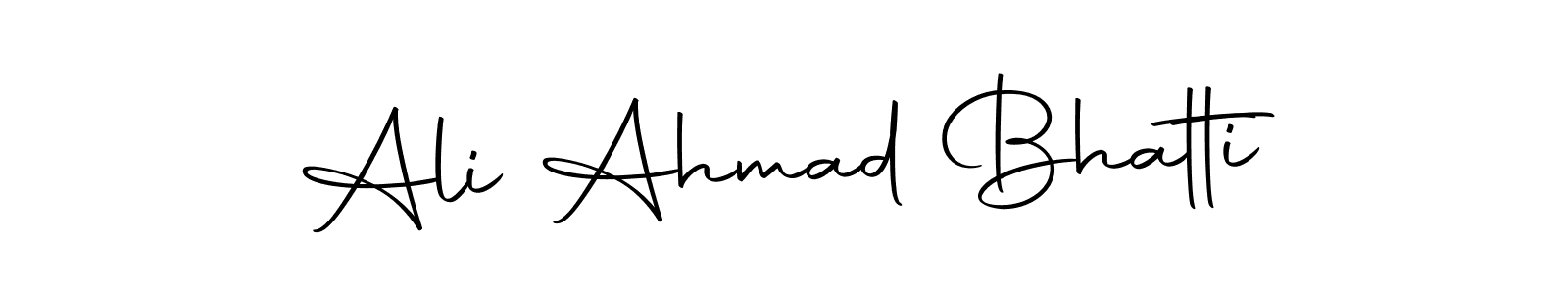 The best way (Autography-DOLnW) to make a short signature is to pick only two or three words in your name. The name Ali Ahmad Bhatti include a total of six letters. For converting this name. Ali Ahmad Bhatti signature style 10 images and pictures png