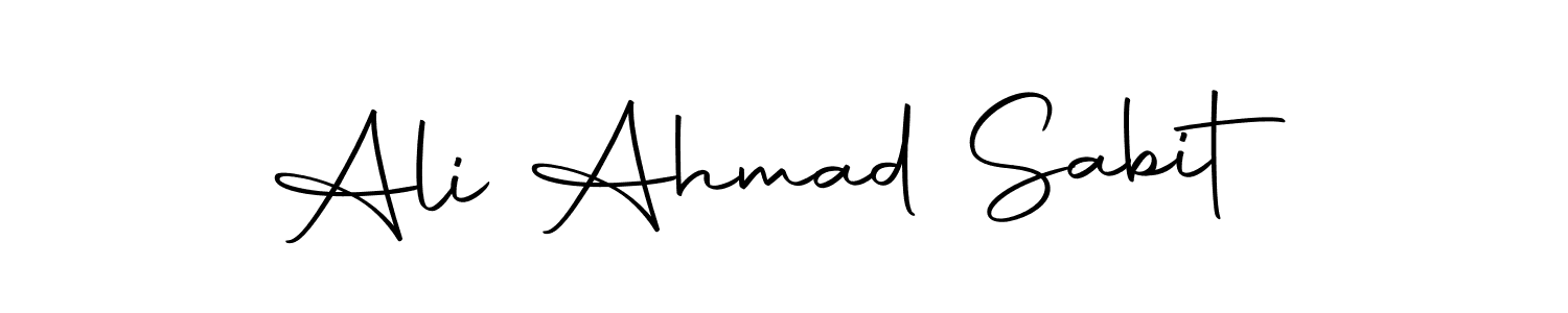 You should practise on your own different ways (Autography-DOLnW) to write your name (Ali Ahmad Sabit) in signature. don't let someone else do it for you. Ali Ahmad Sabit signature style 10 images and pictures png