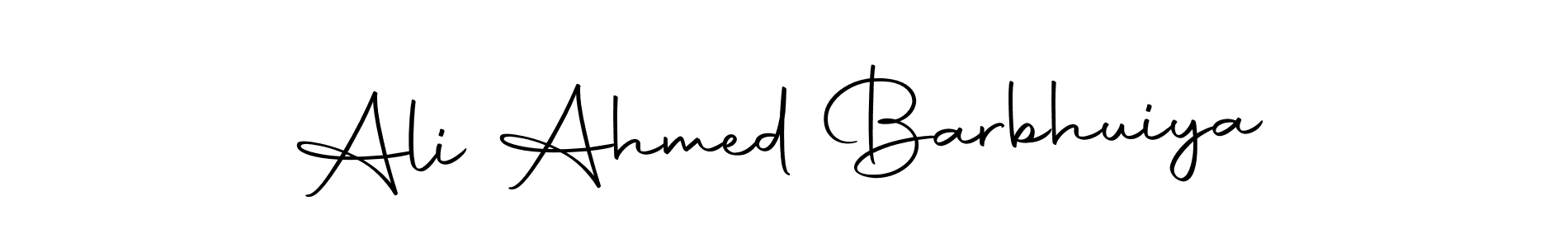 Create a beautiful signature design for name Ali Ahmed Barbhuiya. With this signature (Autography-DOLnW) fonts, you can make a handwritten signature for free. Ali Ahmed Barbhuiya signature style 10 images and pictures png