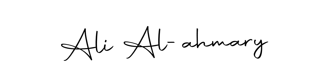 You should practise on your own different ways (Autography-DOLnW) to write your name (Ali Al-ahmary) in signature. don't let someone else do it for you. Ali Al-ahmary signature style 10 images and pictures png