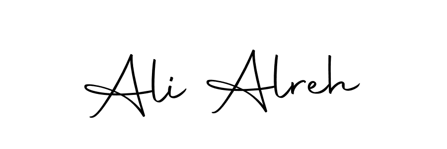 Make a beautiful signature design for name Ali Alreh. With this signature (Autography-DOLnW) style, you can create a handwritten signature for free. Ali Alreh signature style 10 images and pictures png
