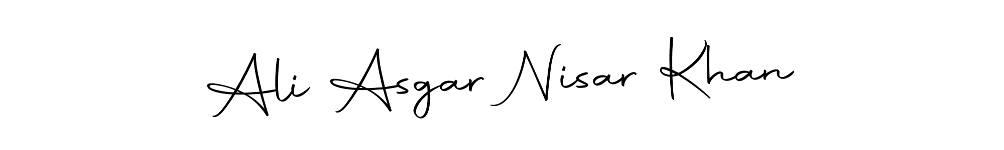 You should practise on your own different ways (Autography-DOLnW) to write your name (Ali Asgar Nisar Khan) in signature. don't let someone else do it for you. Ali Asgar Nisar Khan signature style 10 images and pictures png