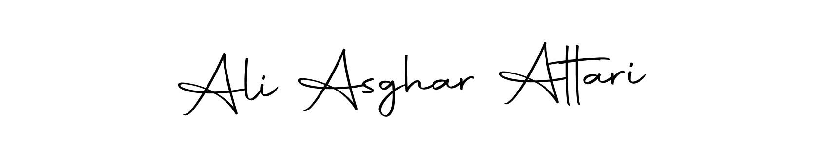 Create a beautiful signature design for name Ali Asghar Attari. With this signature (Autography-DOLnW) fonts, you can make a handwritten signature for free. Ali Asghar Attari signature style 10 images and pictures png