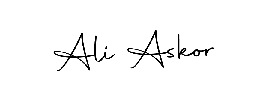 Similarly Autography-DOLnW is the best handwritten signature design. Signature creator online .You can use it as an online autograph creator for name Ali Askor. Ali Askor signature style 10 images and pictures png
