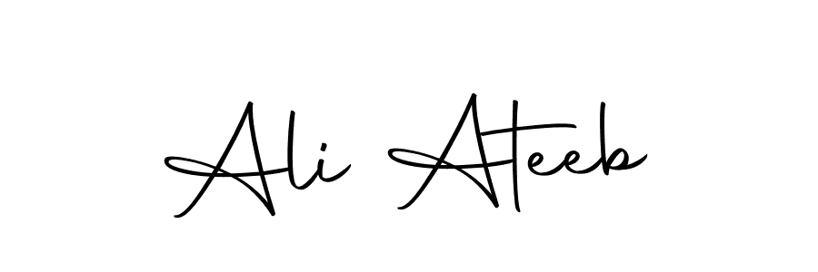 Here are the top 10 professional signature styles for the name Ali Ateeb. These are the best autograph styles you can use for your name. Ali Ateeb signature style 10 images and pictures png
