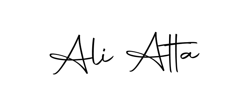 Make a beautiful signature design for name Ali Atta. Use this online signature maker to create a handwritten signature for free. Ali Atta signature style 10 images and pictures png