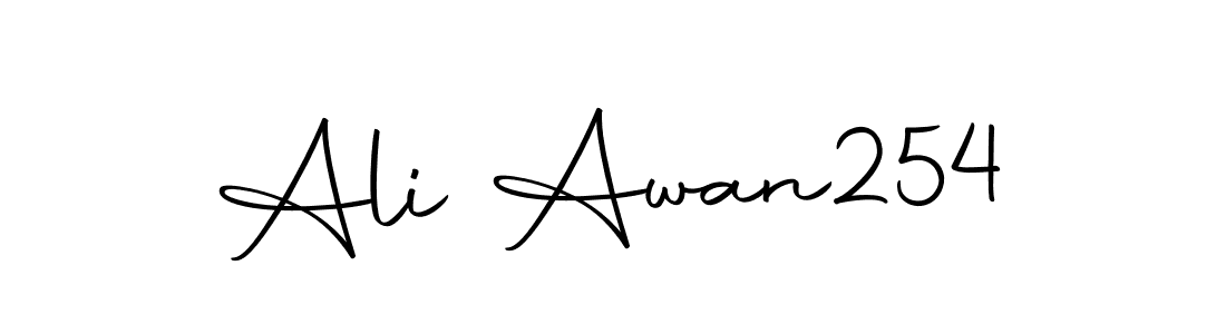 Use a signature maker to create a handwritten signature online. With this signature software, you can design (Autography-DOLnW) your own signature for name Ali Awan254. Ali Awan254 signature style 10 images and pictures png