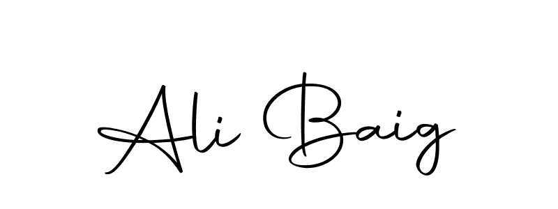 Create a beautiful signature design for name Ali Baig. With this signature (Autography-DOLnW) fonts, you can make a handwritten signature for free. Ali Baig signature style 10 images and pictures png