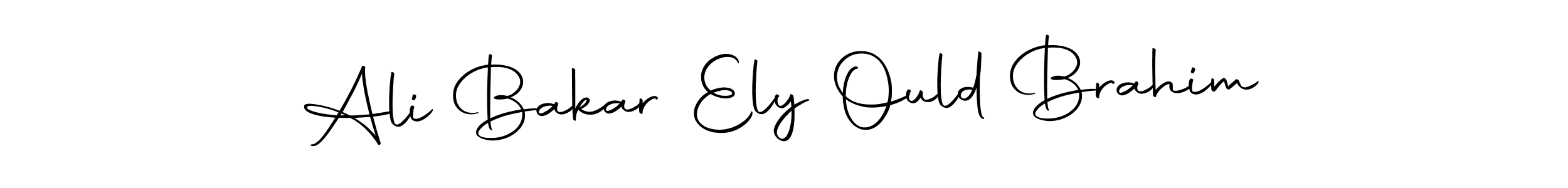 Also we have Ali Bakar Ely Ould Brahim name is the best signature style. Create professional handwritten signature collection using Autography-DOLnW autograph style. Ali Bakar Ely Ould Brahim signature style 10 images and pictures png