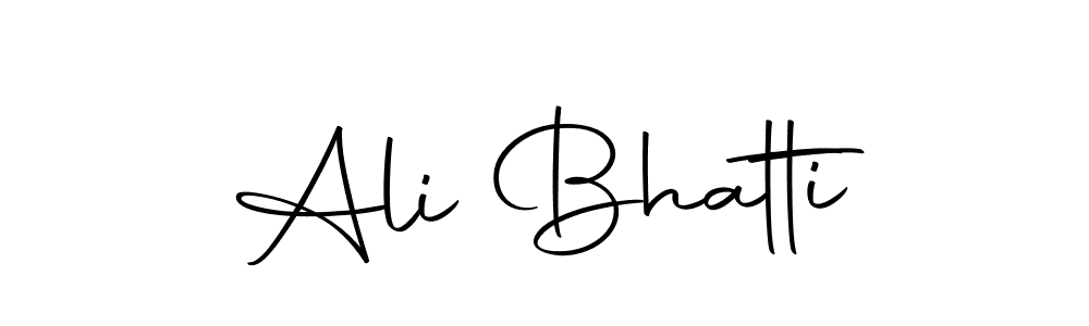 Ali Bhatti stylish signature style. Best Handwritten Sign (Autography-DOLnW) for my name. Handwritten Signature Collection Ideas for my name Ali Bhatti. Ali Bhatti signature style 10 images and pictures png